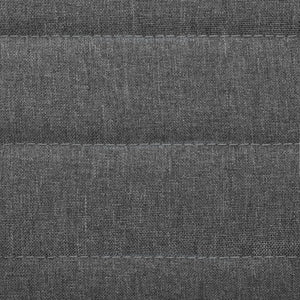 vidaXL Dining Chairs 2 pcs Light Grey Fabric