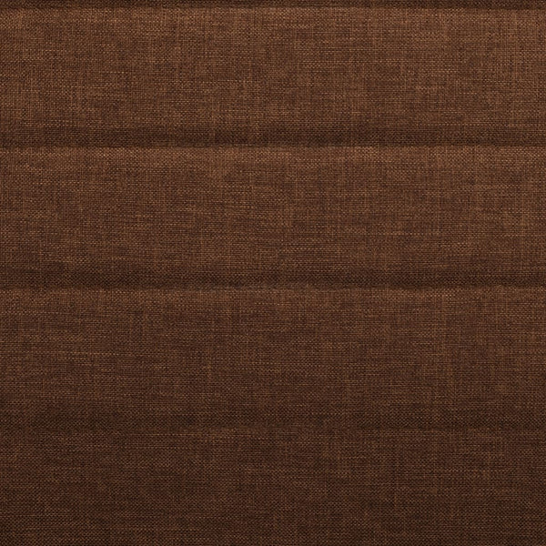 vidaXL Dining Chairs 2 pcs Brown Fabric