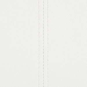 vidaXL Cantilever Chairs 2 pcs White Artificial Leather
