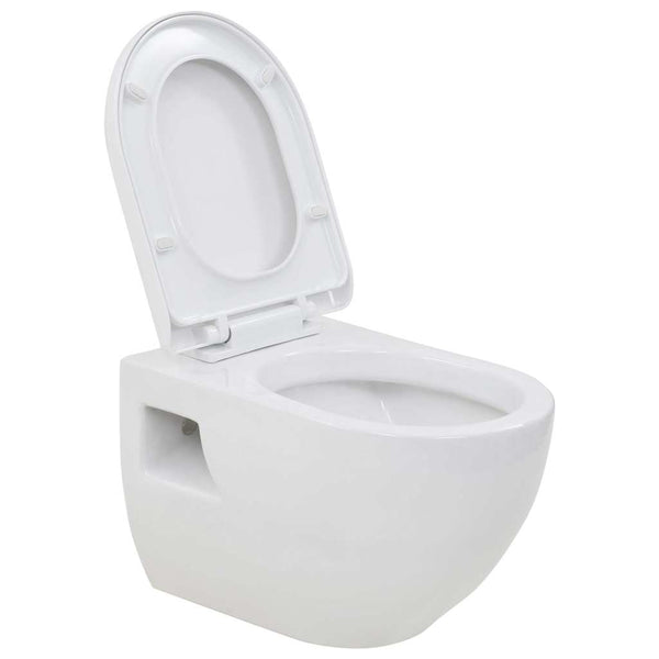 Wand-WC Keramik Weiß