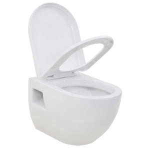 Wand-WC Keramik Weiß