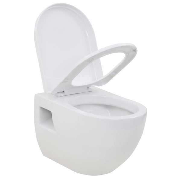 Wand-WC Keramik Weiß