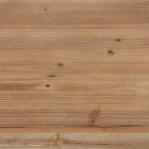 Bücherregal Massivholz Tanne und Stahl 80x42x180 cm