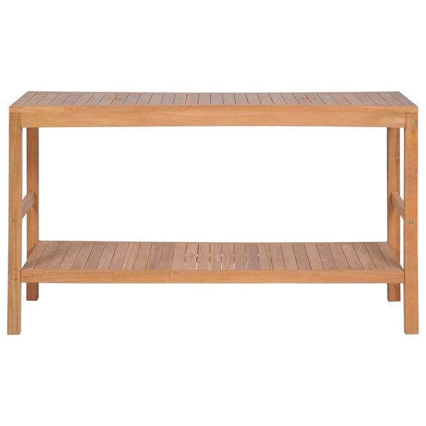 Waschtischunterschrank Massivholz Teak 132x45x75 cm