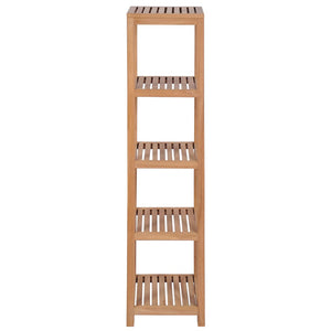 Badregal mit 4 Böden Massivholz Teak 42x42x165 cm