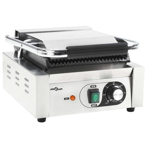 Gerillter Panini Grill Edelstahl 1800W