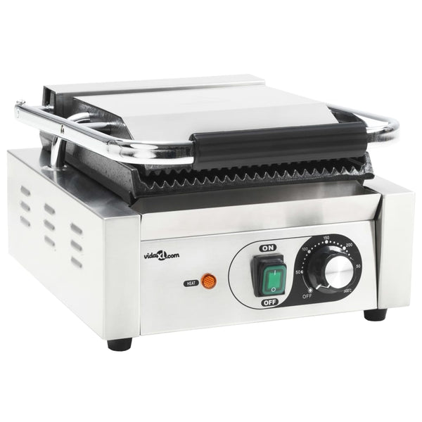 Gerillter Panini Grill Edelstahl 1800W