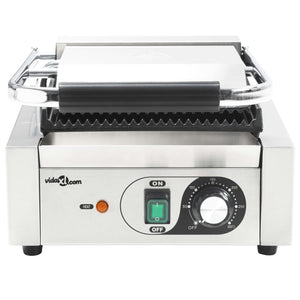 Gerillter Panini Grill Edelstahl 1800W