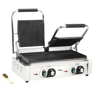Doppelter gerillter Panini Grill 3600W