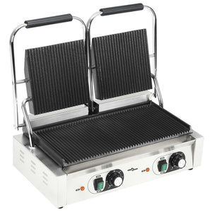 Doppelter gerillter Panini Grill 3600W