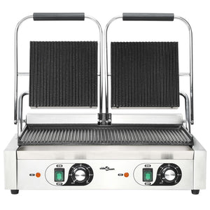 Doppelter gerillter Panini Grill 3600W