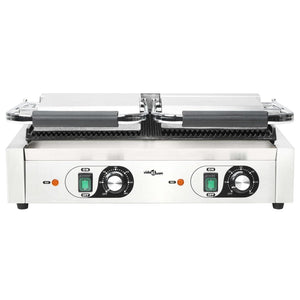Doppelter gerillter Panini Grill 3600W