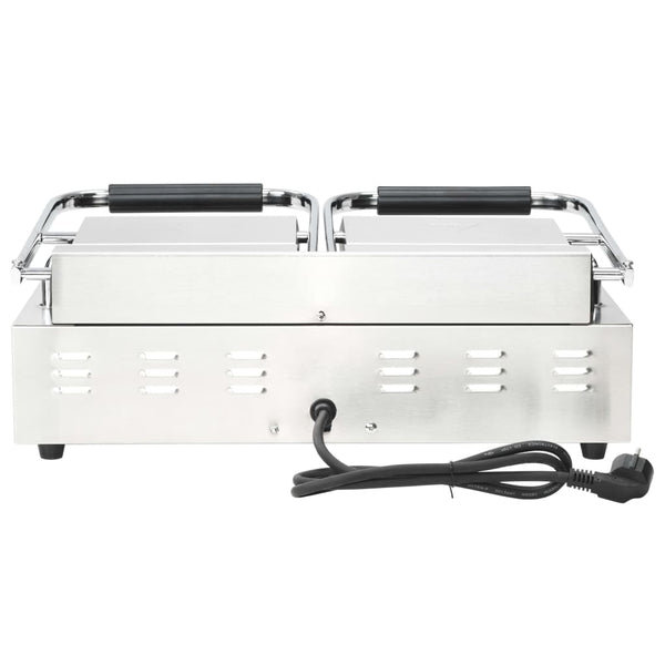 Doppelter gerillter Panini Grill 3600W