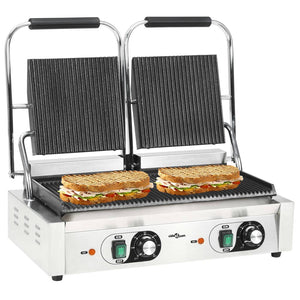 Doppelter gerillter Panini Grill 3600W