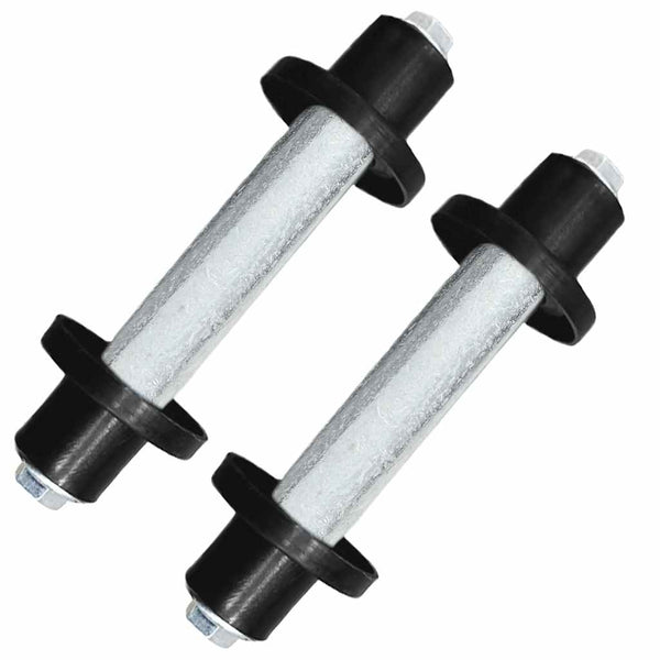 Schubkarrenräder 2 Stk. mit Achsen Massives PU 4,00 - 8 390 mm