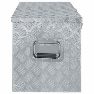 Aluminiumkiste 110,5×38,5×40 cm Silbern