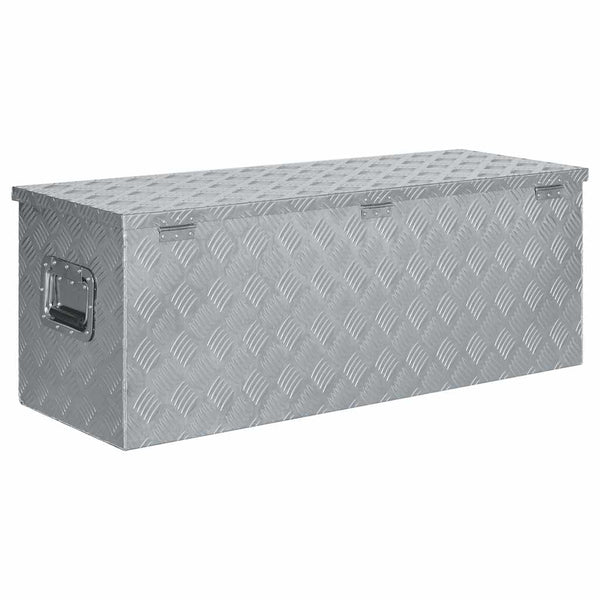 Aluminiumkiste 110,5×38,5×40 cm Silbern