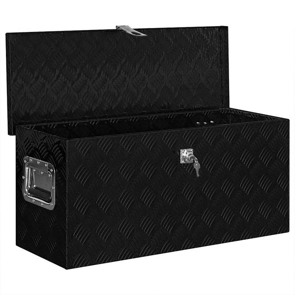 Aluminiumkiste 70×24×42 cm Trapezförmig Silbern