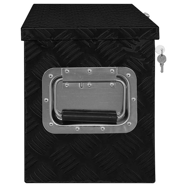 Aluminiumkiste 70×24×42 cm Trapezförmig Silbern