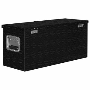 Aluminiumkiste 70×24×42 cm Trapezförmig Silbern
