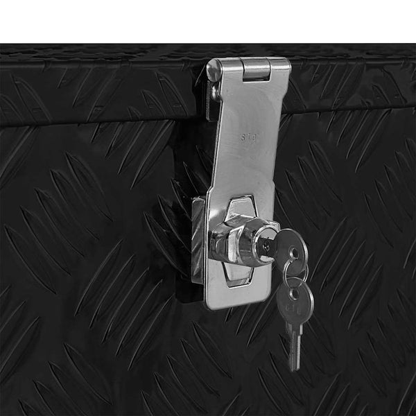 Aluminiumkiste 70×24×42 cm Trapezförmig Silbern
