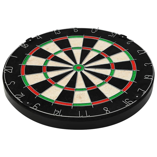 Sisal Dartboard Set mit Stahlspitzen