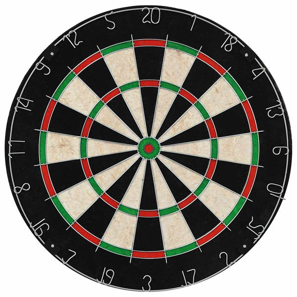Sisal Dartboard Set mit Schrank & 6 Darts