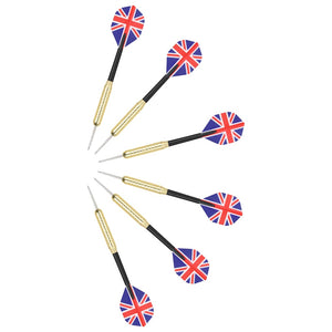 Sisal Dartboard Set mit Schrank & 6 Darts