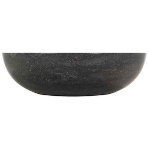 vidaXL Lavabo 40x12 cm Marbre Noir