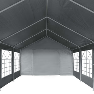 Partyzelt PE 4x8 m Grau