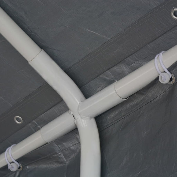 Partyzelt PE 4x8 m Grau