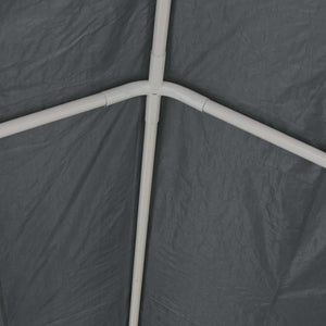 vidaXL Tente de réception PE 6x12 m Gris