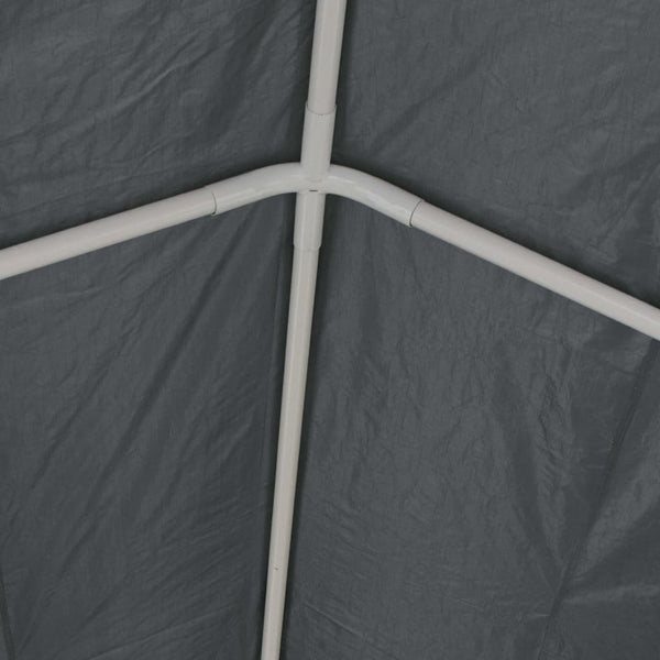 vidaXL Tente de réception PE 6x12 m Gris