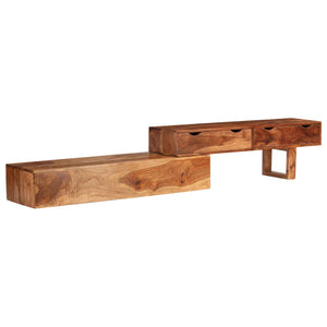 vidaXL TV Cabinet 200×30×35 cm Solid Acacia Wood
