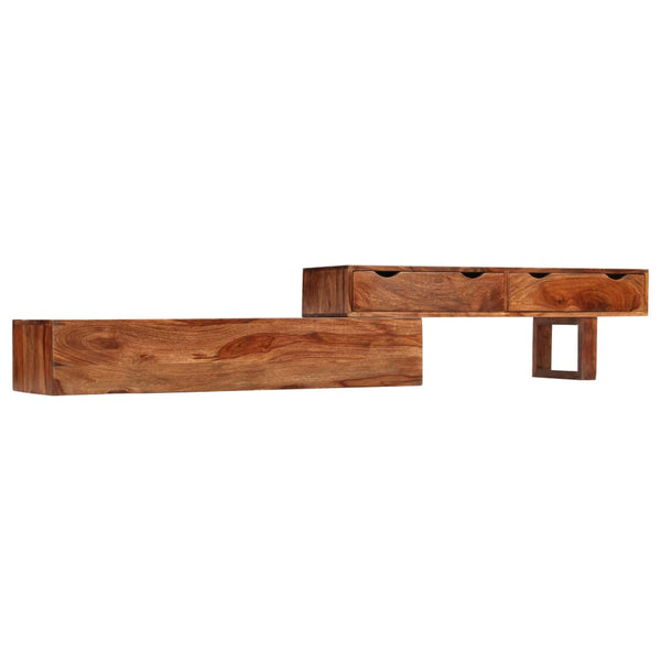 TV-Schrank 200×30×35 cm Massivholz Akazie