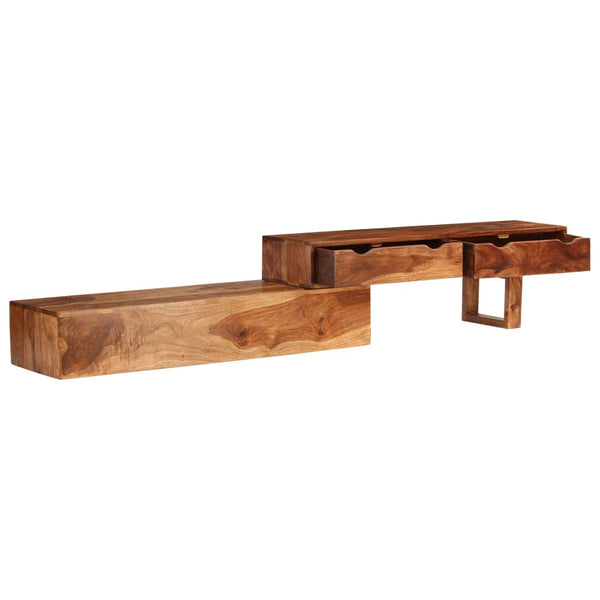 vidaXL TV Cabinet 200×30×35 cm Solid Acacia Wood