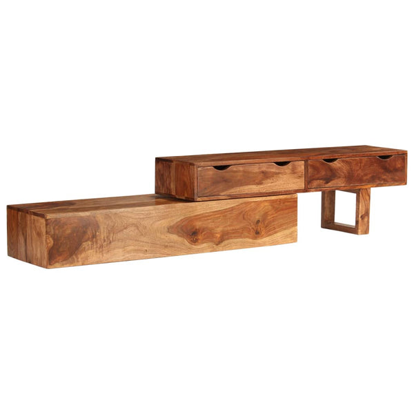 TV-Schrank 200×30×35 cm Massivholz Akazie