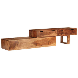 vidaXL TV Cabinet 200×30×35 cm Solid Acacia Wood