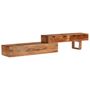 vidaXL TV Cabinet 200×30×35 cm Solid Acacia Wood