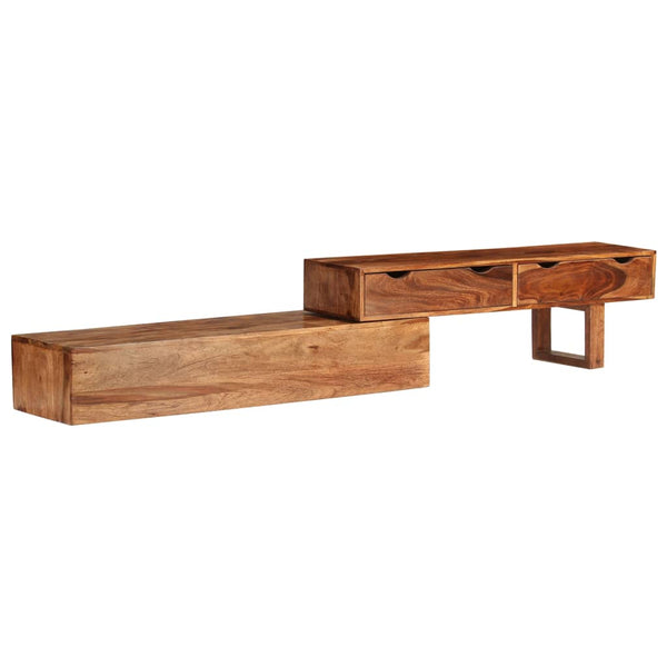vidaXL TV Cabinet 200×30×35 cm Solid Acacia Wood