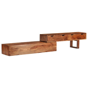 vidaXL TV Cabinet 200×30×35 cm Solid Acacia Wood