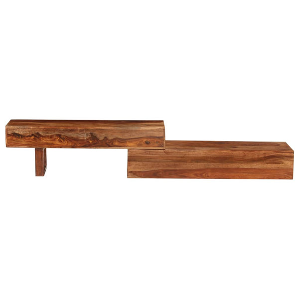 TV-Schrank 200×30×35 cm Massivholz Akazie