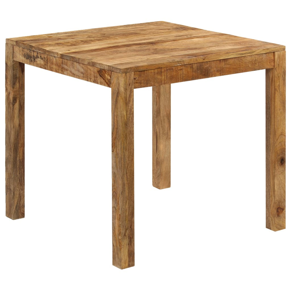 vidaXL Table de salle à manger en bois de manguier massif 82x80x76 cm