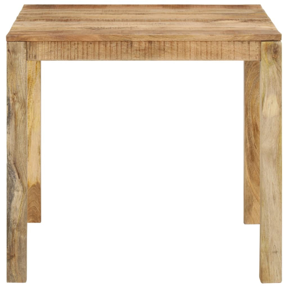 vidaXL Table de salle à manger en bois de manguier massif 82x80x76 cm