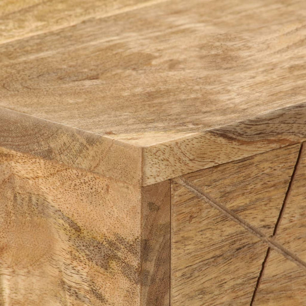 vidaXL Bureau avec tiroirs Bois de manguier massif 110x50x76 cm