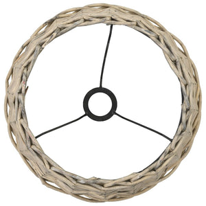 Lampenschirm Korbweide 38 x 23 cm Natur