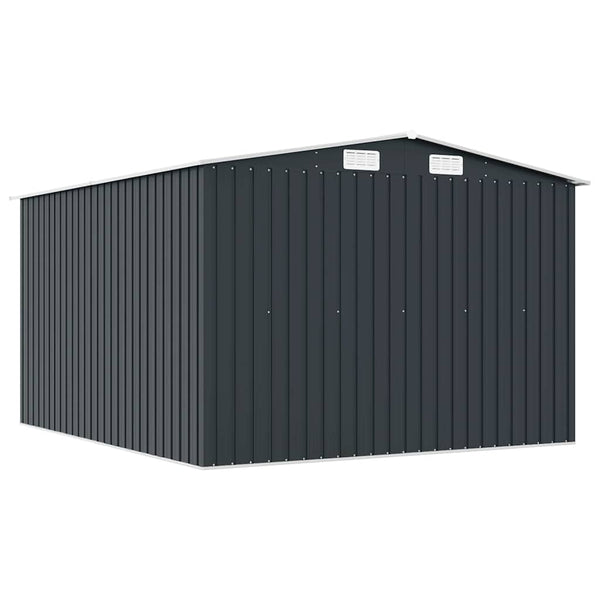 Gerätehaus 257x298x178 cm Metall Anthrazit