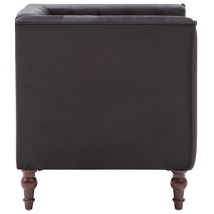 vidaXL Armchair Black Velvet