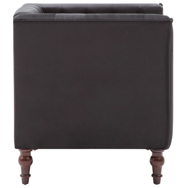 vidaXL Armchair Black Velvet