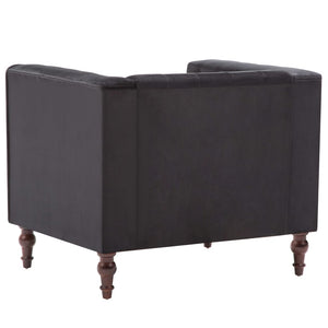 vidaXL Armchair Black Velvet